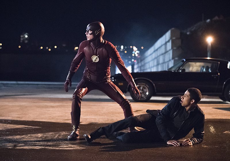 The Flash -- "Fast Lane" -- Image: FLA212A_0038b.jpg -- Pictured (L-R): Grant Gustin as The Flash and Keiynan Lonsdale as Wally West -- Photo: Dean Buscher/The CW -- ÃÂ© 2016 The CW Network, LLC. All rights reserved.