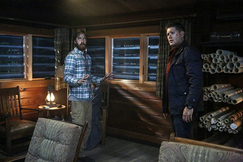 Supernatural -- "Red Meat" -- Image SN1117a_0015.jpg -- Pictured (L-R): Blair Penner as Corbin and Jensen Ackles as Dean -- Photo: Bettina Strauss/The CW -- ÃÂ© 2016 The CW Network, LLC. All Rights Reserved